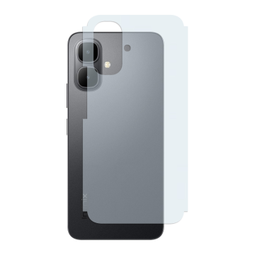 Infinix Smart 10 Back Protector Carbon Fiber Matte Soft Skin Sheet - Image 2