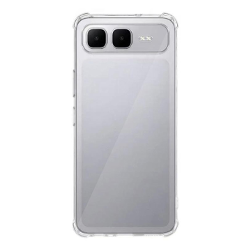 Infinix Smart 10 Plus Crystal Clear Anti-Shock Case Soft Transparent Cover with Extra Bumper - Image 2