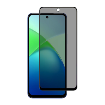 Infinix Smart 10 ]Privacy Tempered Glass Anti-Spy Screen Protector HD - Image 2
