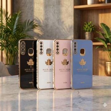 Infinix Smart 3 Plus Multi Golden Border Camera Protection Cover - Image 2