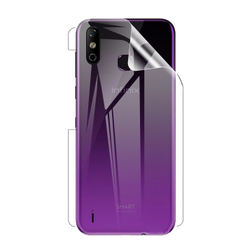 Infinix Smart 3 Plus Protection Pack: OG Glass + Clear Back Jelly Film - Image 2