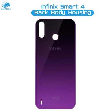 infinix Smart 4 Rear Back Body Casing Housing Replacement Battery Back Door For infinix Smart 4 - Purple - Image 2