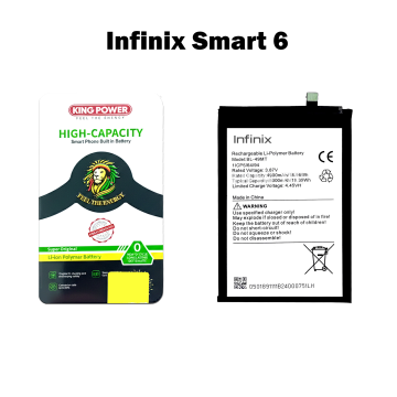 Infinix Smart 6 Battery Replacement - King Power 5000mAh (BL-49MT) - Image 2