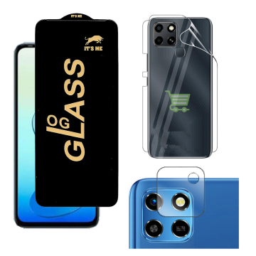 Infinix Smart 6 HD Clear Protection: OG Glass + Back Jelly Camera Guard - Image 2