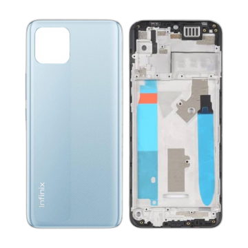 Infinix Smart 6 HD Rear Complete Body Casing Housing Replacement For Smart 6 HD - Sky Blue - Image 2