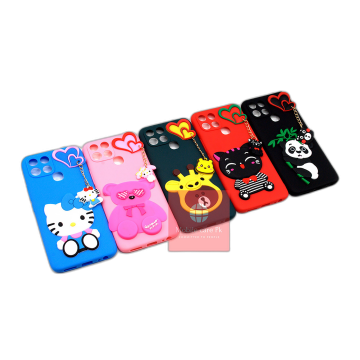 Infinix Smart 6 Hello Kitty Braslate Chain Soft Case For Girls Mobile Cover
