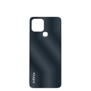 infinix Smart 6 Rear Back Body Casing Housing Replacement Battery Back Door For infinix Smart 6 - Black - Image 2