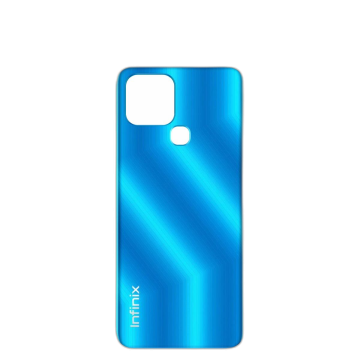 infinix Smart 6 Rear Back Body Casing Housing Replacement Battery Back Door For infinix Smart 6 - Blue - Image 2