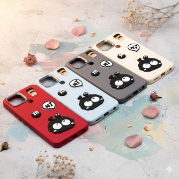 Infinix Smart 6 Soft Ring Kitty Mobile Cover - Image 2