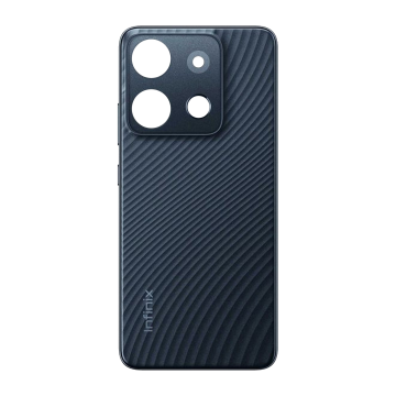 Infinix Smart 7 Rear Back Body Casing Housing Replacement Battery Back Door With Side Buttons For Smart 7 - Black - Image 2