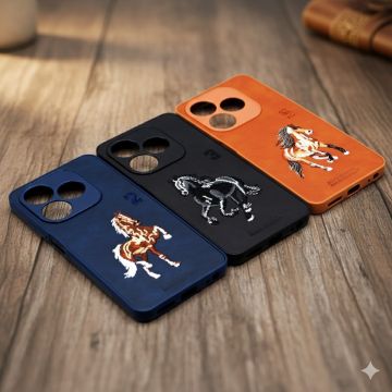 Infinix Smart 8 Back Cover POLO Design Leather Type Soft For Smart 8 - Image 2