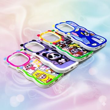 Infinix Smart 8 Cartoon Printed Wave Style Mobile Cover - Image 2
