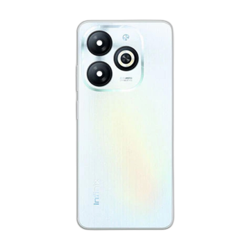 Infinix Smart 8 Housing Middle Frame With Side Button and Replacement Battery Back Door For Smart 8 - White - Image 2
