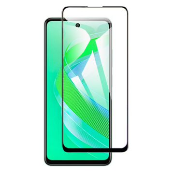 Infinix Smart 8 Plus Full Screen Protector 9D Tempered Glass Protector For Infinix Smart 8 Plus  - Image 2