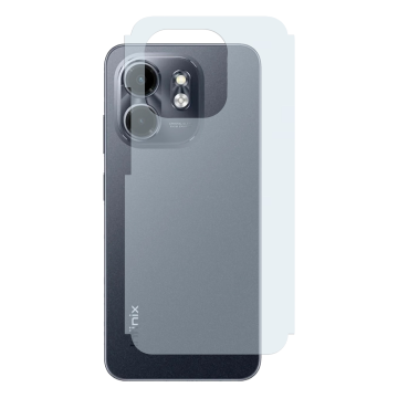 Infinix Smart 9 Back Protector Carbon Fiber Matte Soft Skin Sheet - Image 2