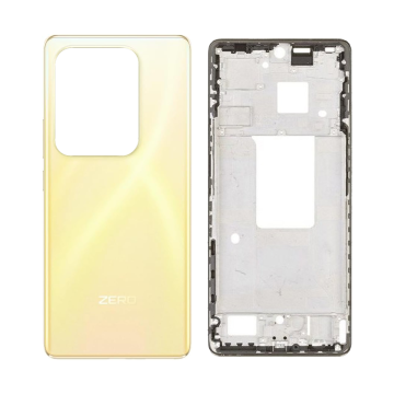 Infinix Zero 30 4G Rear Complete Body Casing Housing Replacement For Zero 30 4G - Golden - Image 2