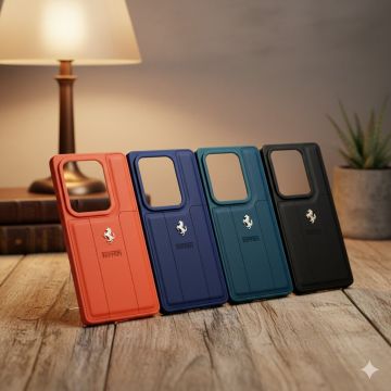 Infinix Zero 30 Soft Ferrari Logo Style Leather Cover - Image 2