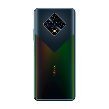 Infinix Zero 8 Housing Middle Frame With Side Button Body Casing Replacement For Infinix Zero 8 - Black - Image 2