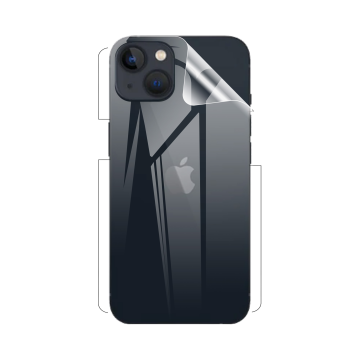 iPhone 13 Back Clear Jelly Protector - Soft Hydrogel Film - Image 2
