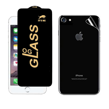 iPhone 7 360¬∞ Protection Bundle: OG Glass Screen Guard + Back Clear Jelly - Image 2