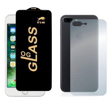 iPhone 7 Plus Styling Combo: OG Glass Protector + Carbon Fiber Back Wrap - Image 2