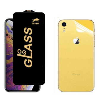 iPhone XR Clear Guard: OG Glass + Back Jelly Protector - Image 2