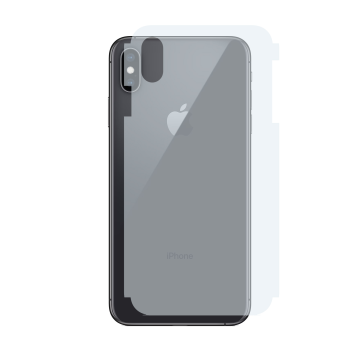 iPhone XS Max Carbon Fiber Back Skin - Matte Protective Film - Image 2