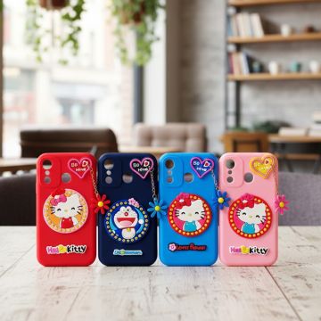 iTel A27 Hello Kitty Braslate Chain Soft Case - Image 2