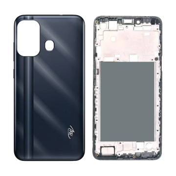 iTel A27 Rear Complete Body Casing Housing Replacement For iTel A27 - Black - Image 2