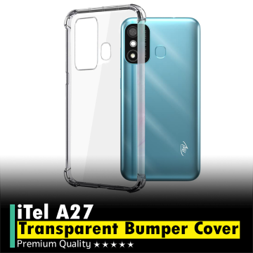 iTel A27 Transparent Anti Shock Soft Crystal Clear Case - Image 2