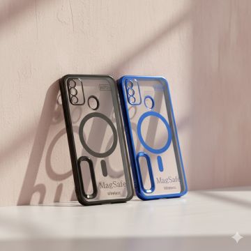 iTel A48 Chrome Border Soft Multi Camera Protection Mobile Cover - Image 2