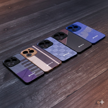 iTel A80 Soft Pitaka Leather Case Mobile Cover - Image 2