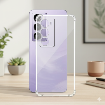 iTel City 100 Transparent Anti Shock Soft Crystal Clear Case - Image 2