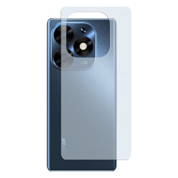 iTel S23 Plus Back Protector Carbon Fiber Matte Soft Skin Sheet - Image 2