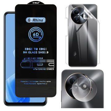 iTel S24 360¬∞ Clear Kit: OG Glass + Back Jelly Camera Guard - Image 2