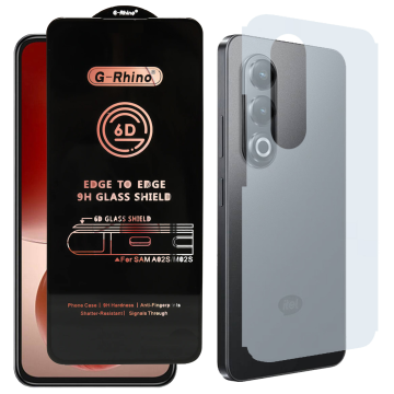 iTel S25 Combo: OG Glass Screen Protector + Carbon Back Skin - Image 2