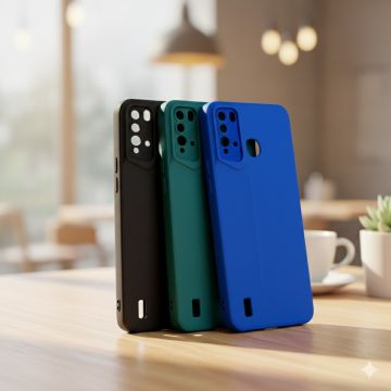 iTel Vision 1 Pro Multicolour Soft Matte Camera Protection Case - Image 2
