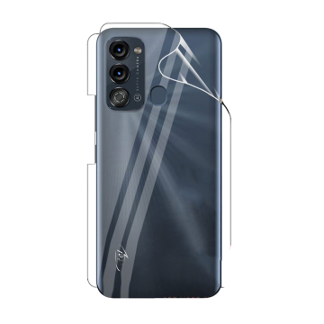 iTel Vision 3 Back Clear Jelly Protector - Soft Hydrogel Film - Image 2