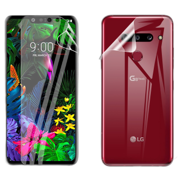 LG G8 ThinQ Front & Back Protection Clear Jelly Soft Ultra Clear Jell For LG G8 ThinQ