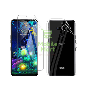 LG V50 ThinQ Front & Back Protection Clear Jelly Soft Ultra Clear Jell For LG V50 ThinQ - Image 2