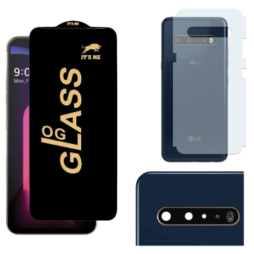 LG V60 ThinQ 3-in-1 Kit: OG Glass + Carbon Back Camera Protector - Image 2