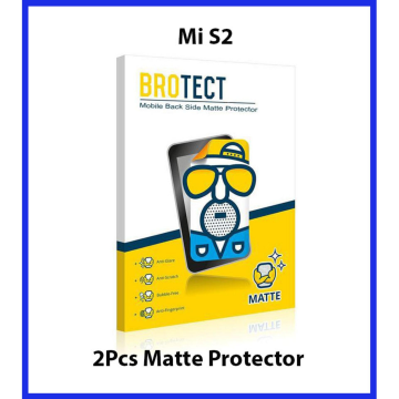 Mi S2 Back Protector Skin Matte Style Protector For Mi S2  - Image 2