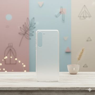 Motorola Edge 2020 Matte Sides Transparent Silicone Cover - Image 2