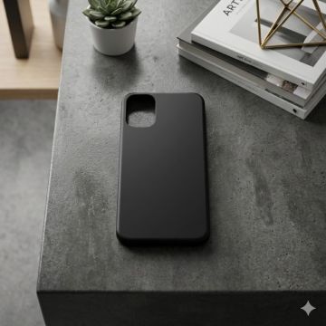 Motorola Moto E32 Soft Plain Black Case Mobile Cover - Image 2