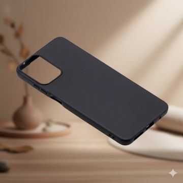 Motorola Moto G04 Soft Plain Black Case Mobile Cover