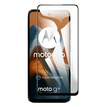 Motorola Moto G34 Full Screen Protector 9D Tempered Glass Protector For Motorola Moto G34 