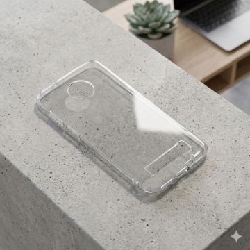 Motorola Moto Z3 Style Sides Transparent Silicone Case Matte Mobile Cover - Image 2