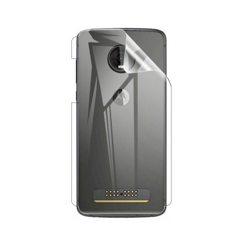 Motorola Moto Z4 Back Clear Jelly Protector - Soft Hydrogel Film - Image 2