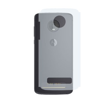 Motorola Moto Z4 Carbon Fiber Back Skin - Matte Protective Film - Image 2