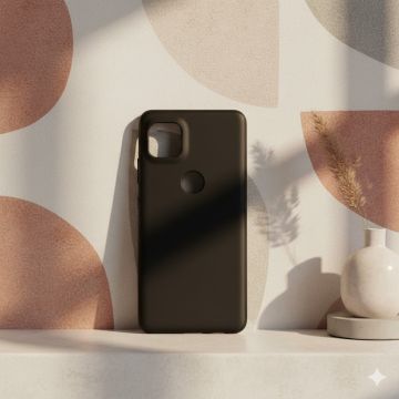 Motorola One 5G Ace Soft Plain Black Mobile Cover